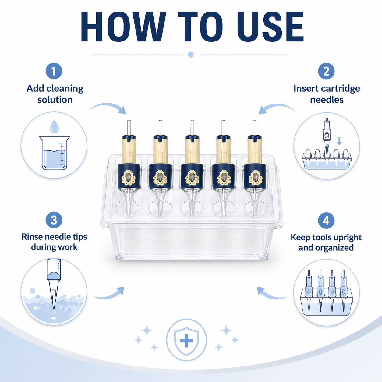 INKTAKO Needle washing box