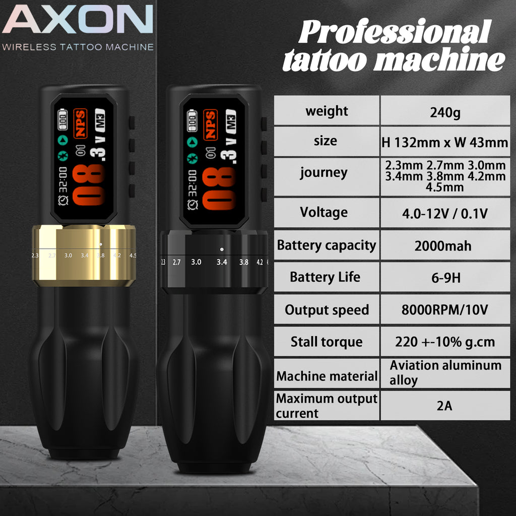AXON Wireless Tattoo Pen 【0617】