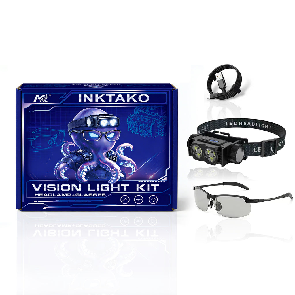 MK Anti-glare tattoo headlamp