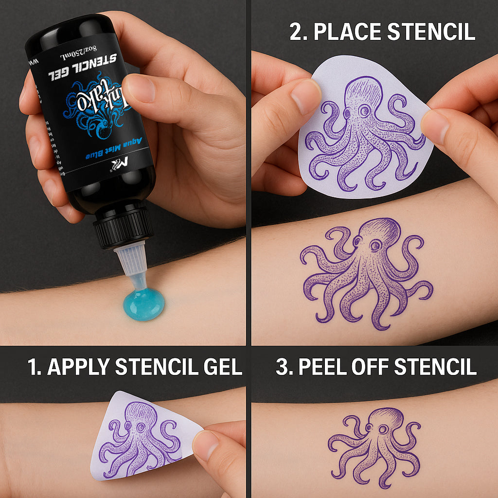 INKTAKO Tattoo stencil transfer gel solution