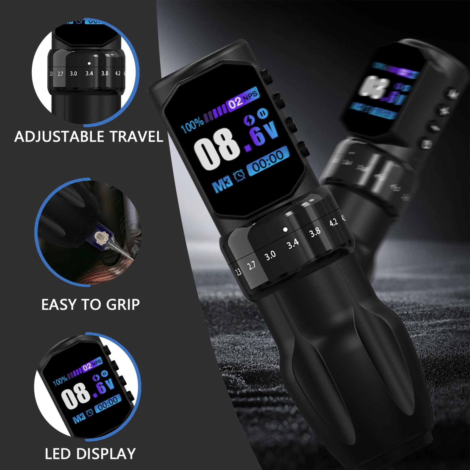 AXON Wireless Tattoo Pen【0619】