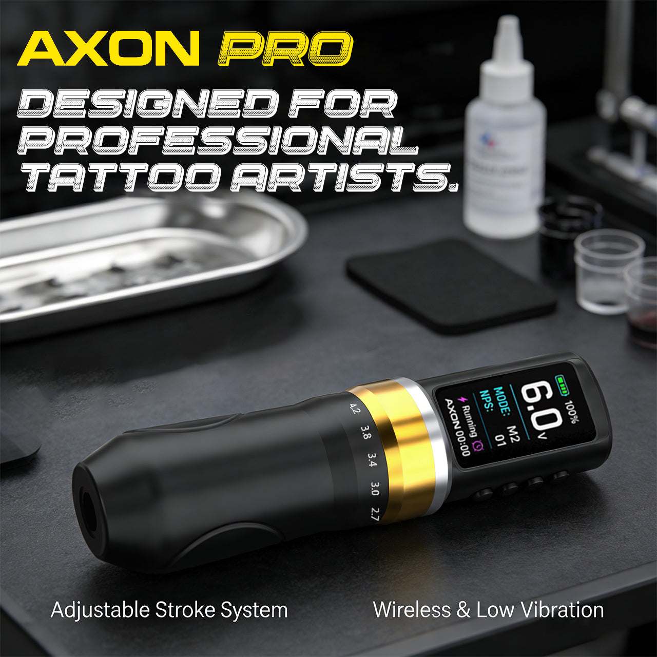 AXON PRO-Wireless Tattoo pen