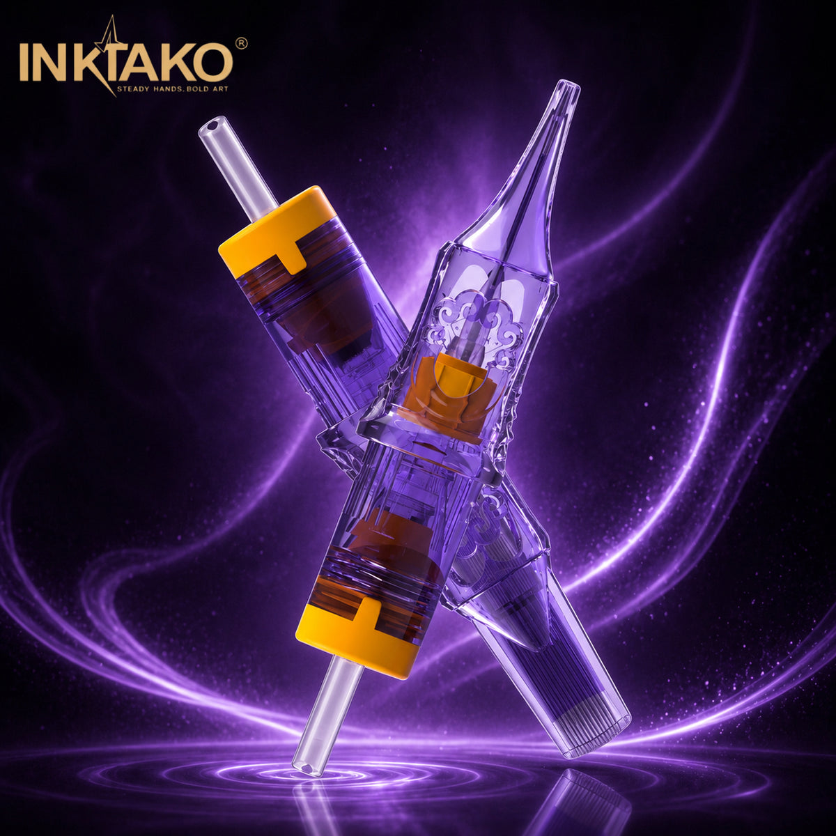 INKTAKO VIOLET ABYSS Premium Tattoo Cartridge Needles M1