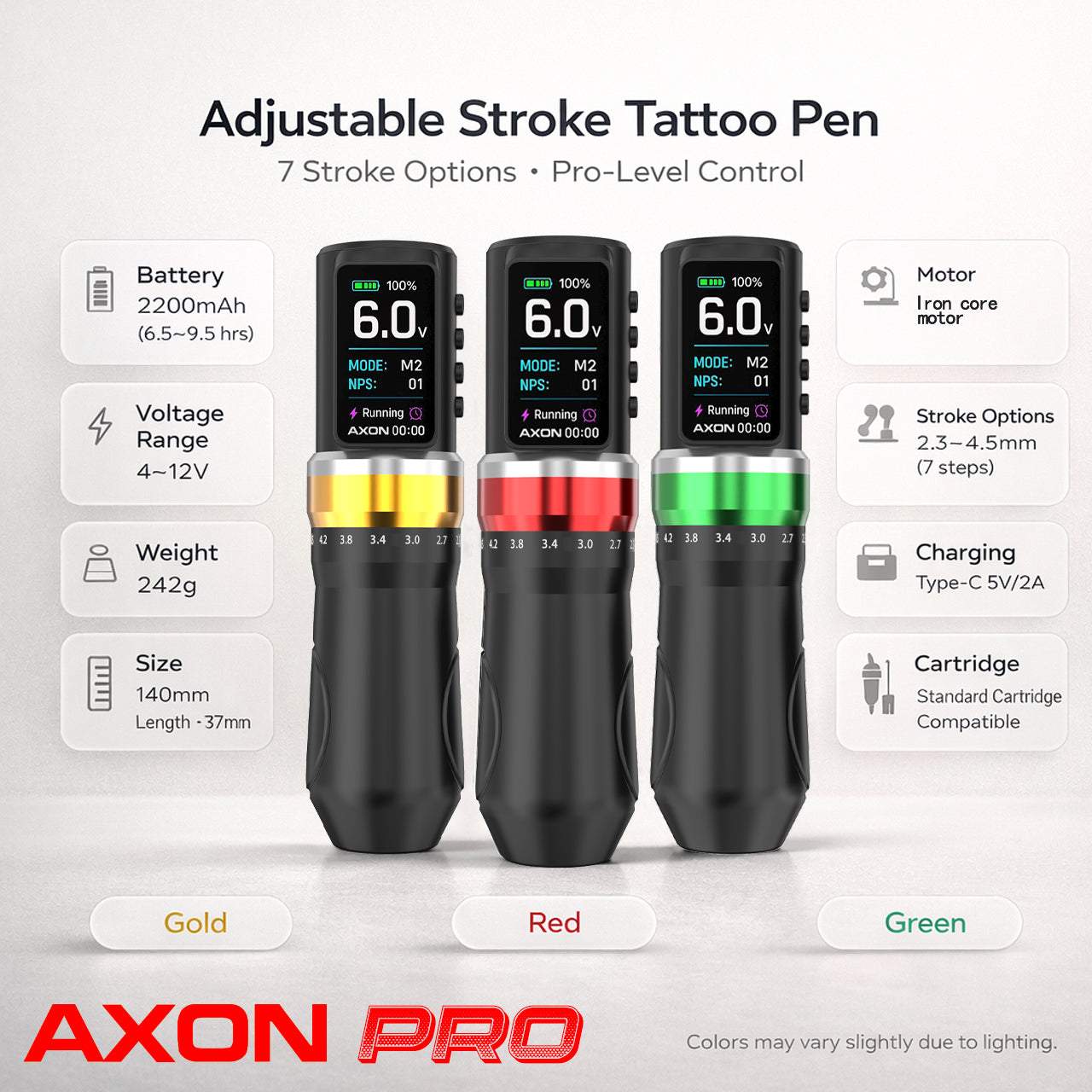 AXON PRO-Wireless Tattoo pen