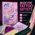 Premium Pink Tattoo Transfer Paper