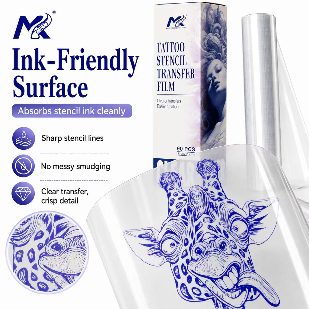 Transparent tattoo transfer paper