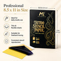 MK Black & Gold Tattoo Stencil Paper
