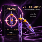 INKTAKO VIOLET ABYSS Premium Tattoo Cartridge Needles M1