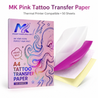 Premium Pink Tattoo Transfer Paper