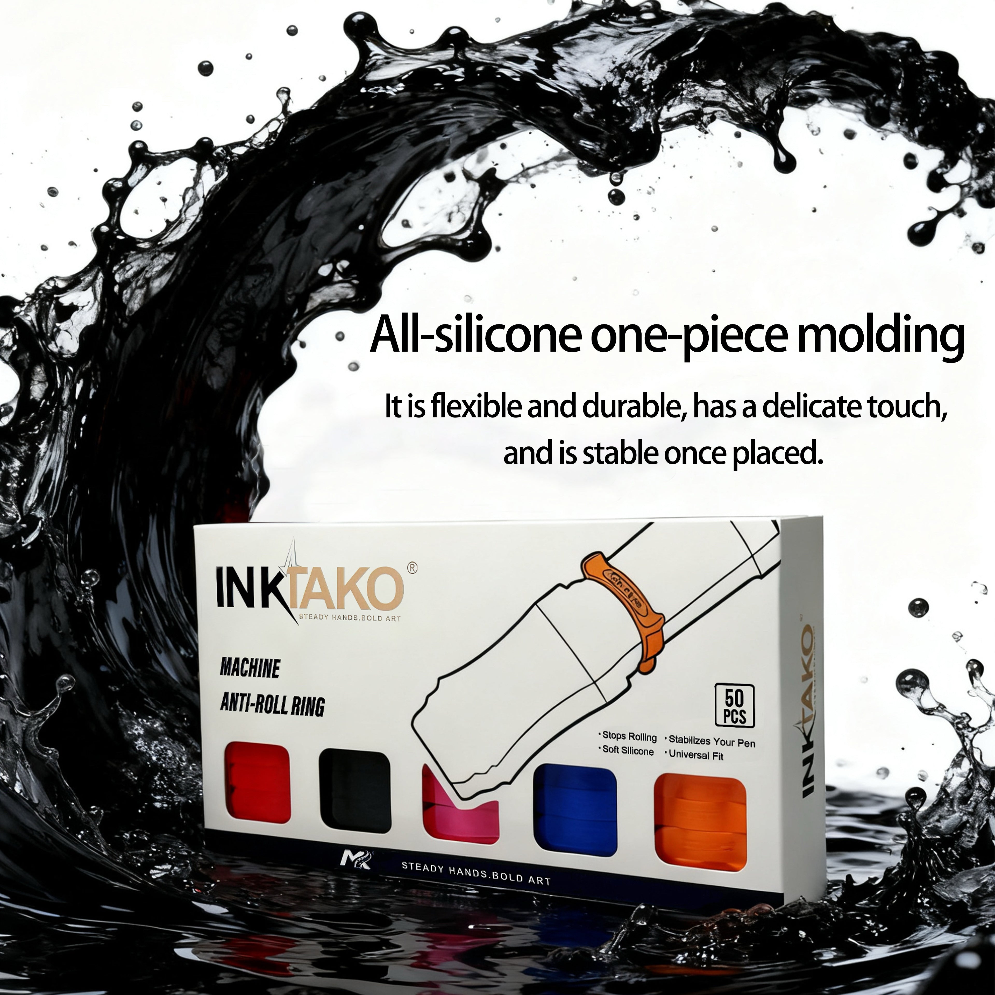 INKTAKO Tattoo pen anti-roll ring