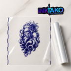 Transparent tattoo transfer paper